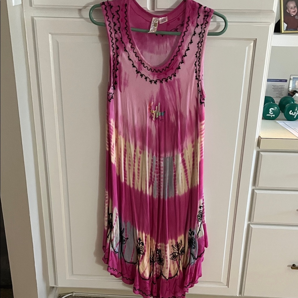 India Boutique Fuchsia Rayon Cover Up from Key West